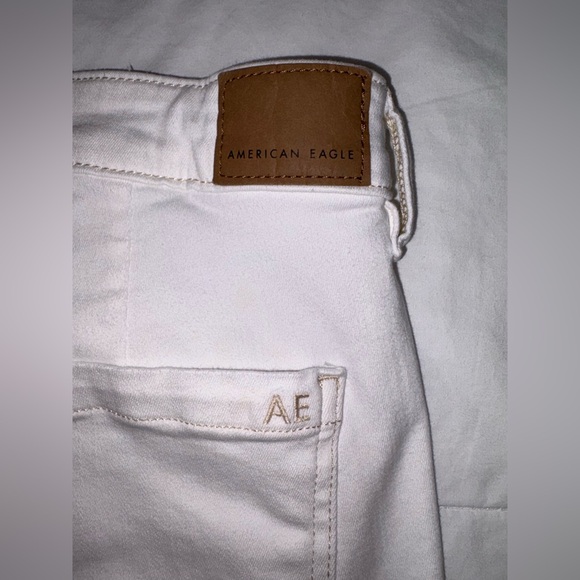 American Eagle Next Level Super Hi-Rise Cargo Jegging Cream Tan - Size 12 Short - Picture 8 of 16